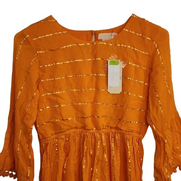 GB Girls Orange Dress or Swim Coverup, NWT - Picture 2 of 7